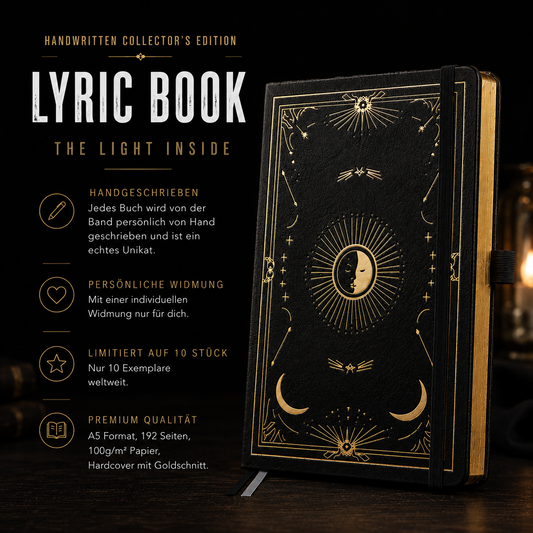 PREORDER - The Light Inside - Handwritten Collectors Edition Lyric Buch